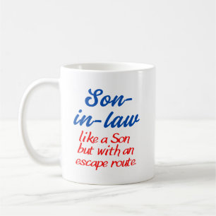 Tasse de blague pour gendre. Tasse pour gendre.
