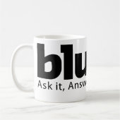 Tasse de blanc de Blurtit (Gauche)