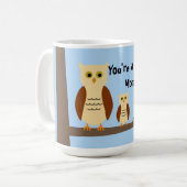 Tasse de blanc de chouette épervière de mère (Devant gauche)