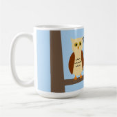 Tasse de blanc de chouette épervière de mère (Gauche)
