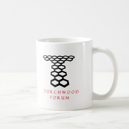 Tasse de blanc de forum de Torchwood (Droite)