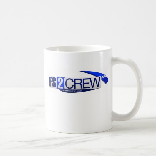 Tasse de blanc de FS2Crew (Droite)
