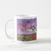 Tasse de blanc de l'automne 11oz de Fox de fil (Gauche)