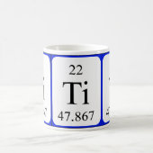 Tasse de blanc de l'élément 22 - titane (Centre)