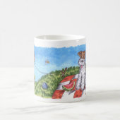 Tasse de blanc de l'été 11oz de Fox de fil (Centre)