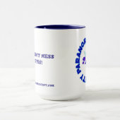 Tasse de blanc de PMS (Centre)