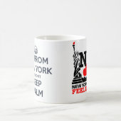 Tasse de blanc de sentiments de New York City (Centre)