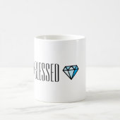Tasse de #BLESSED avec le diamant (Centre)