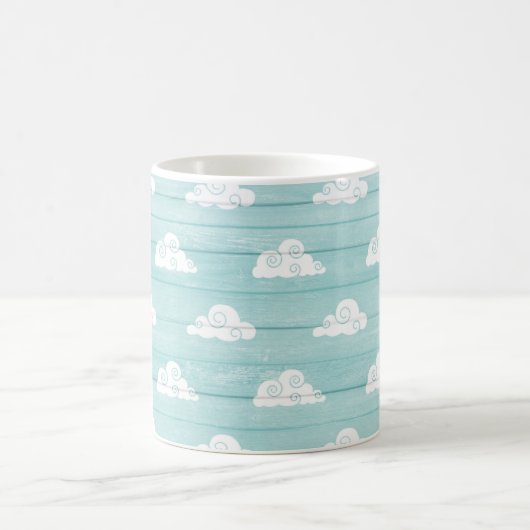 Tasse de bleu de ciel de nuage (Centre)