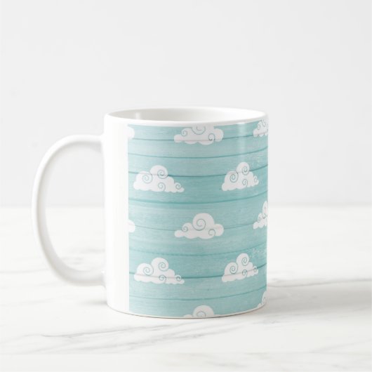 Tasse de bleu de ciel de nuage (Gauche)