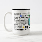 Tasse de Blissville Childfree (2-Toned) (Gauche)