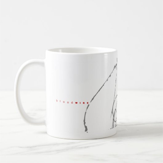Tasse de Bloodwire [blanche] (Gauche)