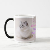 Tasse de boisson de chat de Ragdoll (Gauche)