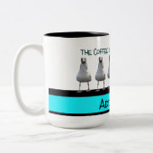 Tasse de boisson de mouette de mine de mine de (Gauche)