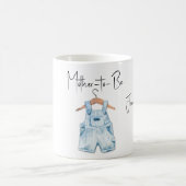 Tasse de boisson Future Maman Bleu Vintage Salopet (Centre)