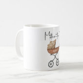 Tasse de boisson Future Maman Poussette pour Bébé  (Devant gauche)