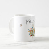 Tasse de boisson Maman future Bouquet de fleurs co (Devant gauche)