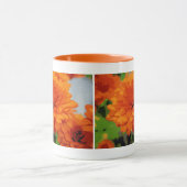 Tasse de boisson Mums Orange d'Automne (Centre)