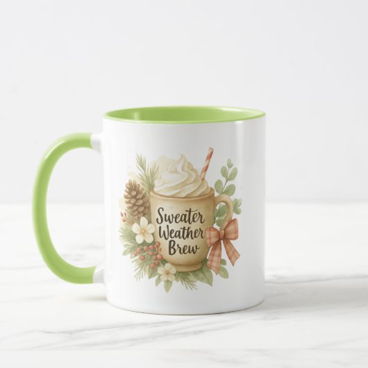 Tasse de boisson Sweater Weather Brew Cozy Art (Gauche)