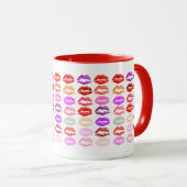Tasse de boissons - Baisers Pop Art (Devant droit)