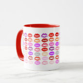 Tasse de boissons - Baisers Pop Art (Devant gauche)