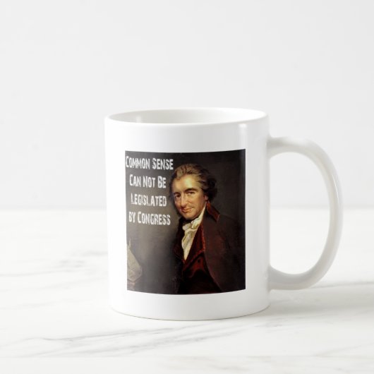 Tasse de bon sens de Thomas Paine (Droite)