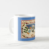 Tasse de bonhomme de neige de corgi (Devant gauche)