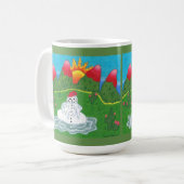 Tasse de bonhomme de neige de Noël (Devant gauche)