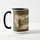 Tasse de bonhomme de neige de Noël (Gauche)
