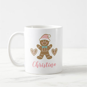 Tasse de bonhomme en pain d'épice de Noël