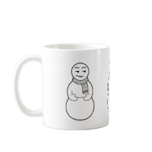 Tasse de bonhommes de neige d'Emoji