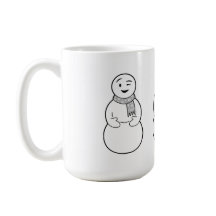 Tasse de bonhommes de neige d'Emoji