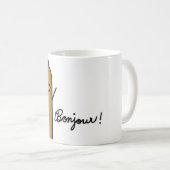 tasse de bonjour de hot dog (Devant droit)