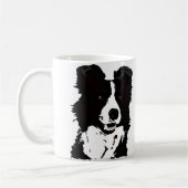 Tasse de border collie 11oz - (Gauche)