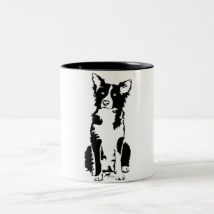 Tasse de border collie 11oz