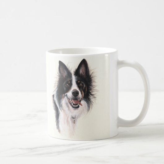 Tasse de border collie avec le texte "du meilleur (Droite)
