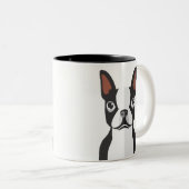 Tasse de Boston Terrier (Devant droit)