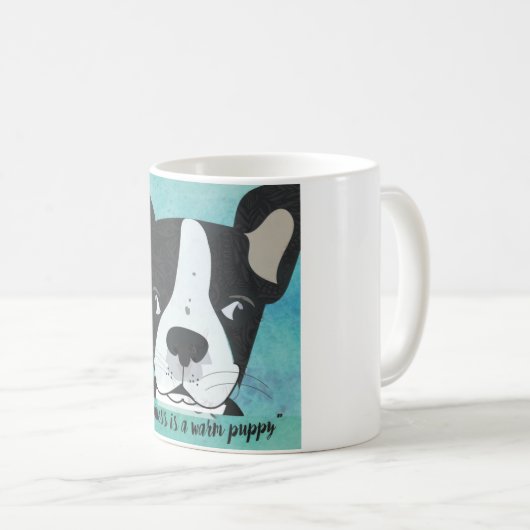 Tasse de Boston Terrier (Devant droit)