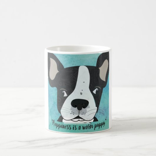 Tasse de Boston Terrier (Centre)