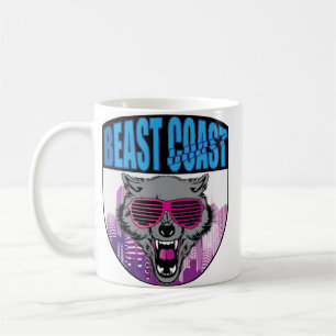 Tasse de bouclier de côte de bête
