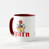 Tasse de bouclier de l'Espagne (Devant gauche)