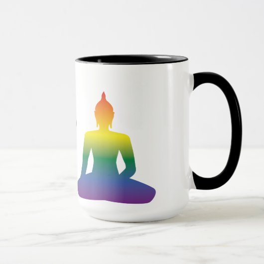 Tasse de Bouddha d'arc-en-ciel (Droite)