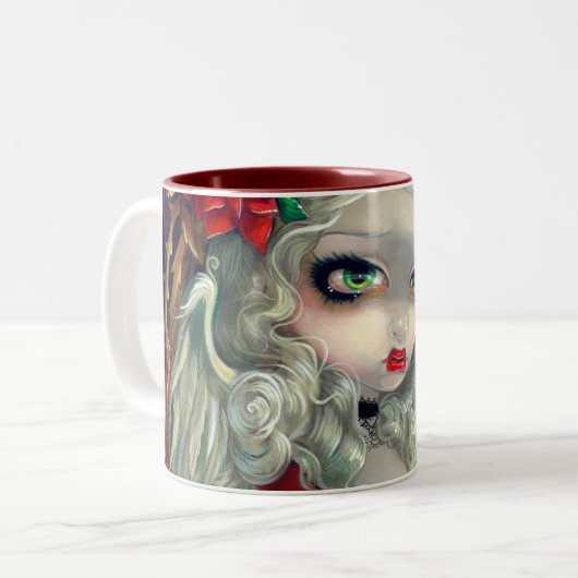 Tasse "de bougie de Noël" (Devant gauche)