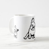Tasse de bouledogue français (Devant gauche)