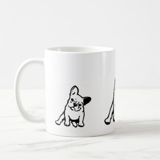 Tasse de bouledogue français (Gauche)