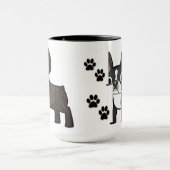 Tasse de bouledogue français (Centre)