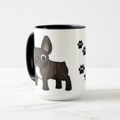 Tasse de bouledogue français (Devant gauche)