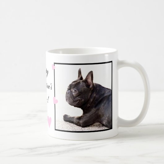 Tasse de bouledogue français de heureuse (Droite)