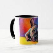 Tasse de bouledogue français mignonne (Devant gauche)