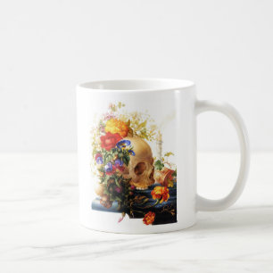 Tasse de bouquet de crâne